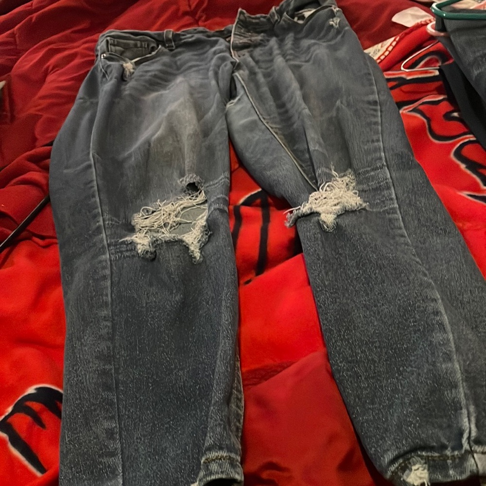 Blue Jeans with holes